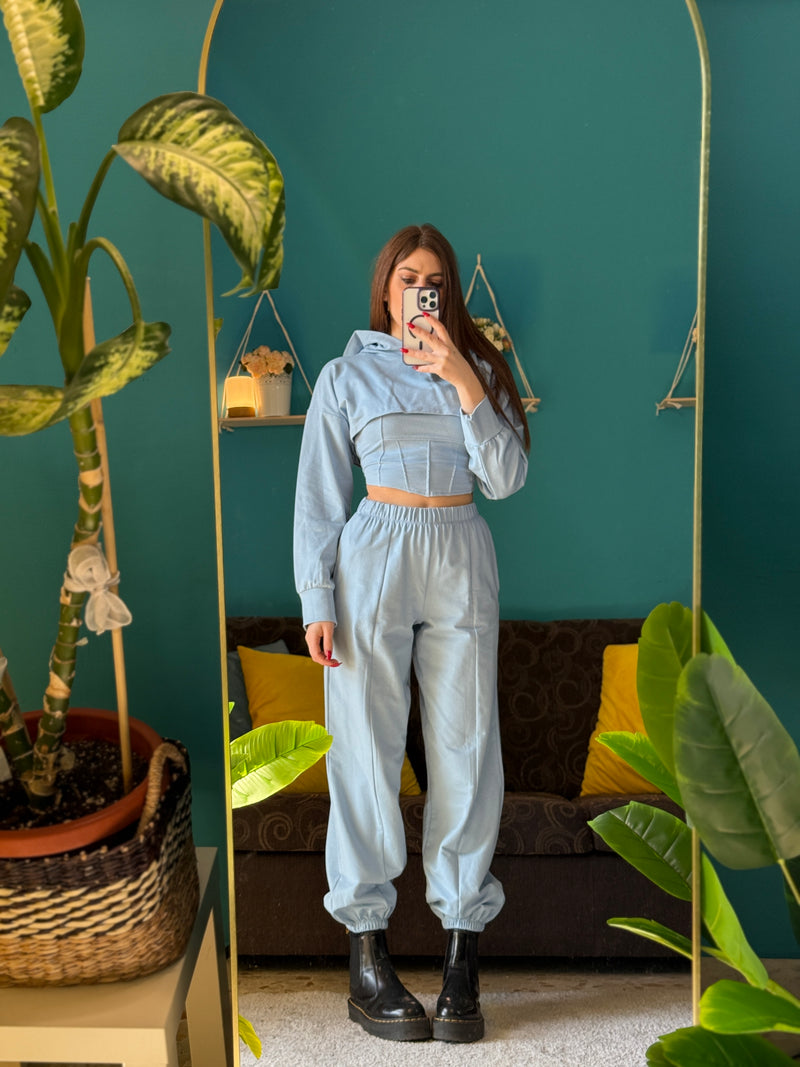 Tuta URBAN azzurro polvere